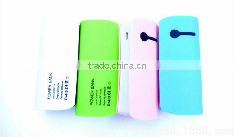 / W718 xiaomanyao power bank li-ion 5200MAH flashlights external battery chargerportable power bank