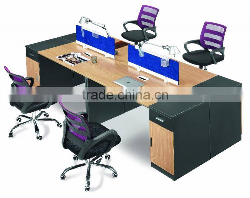 high quality office furniture desk for 2 people TC121