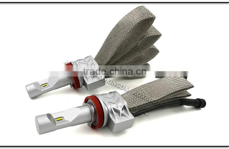 AOXINGDA 2016 newest LED headlight G5S H8 H11 4000LM LED headlight with PHI ZES chip