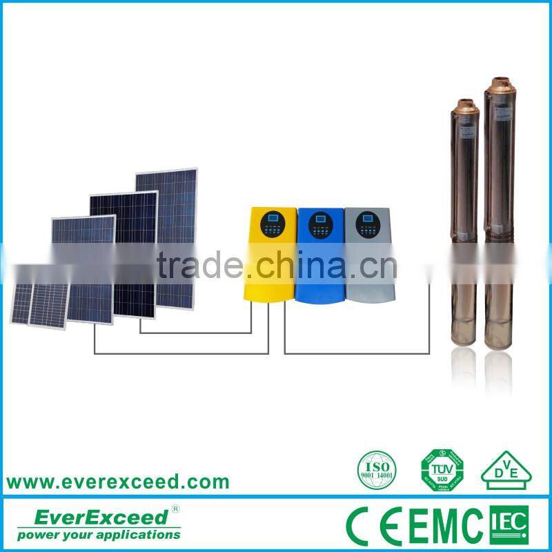 2016 EverExceed high quality solar pumping system / solar water pump