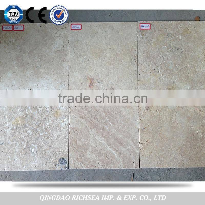 Honed beige 60*60 travertine tile