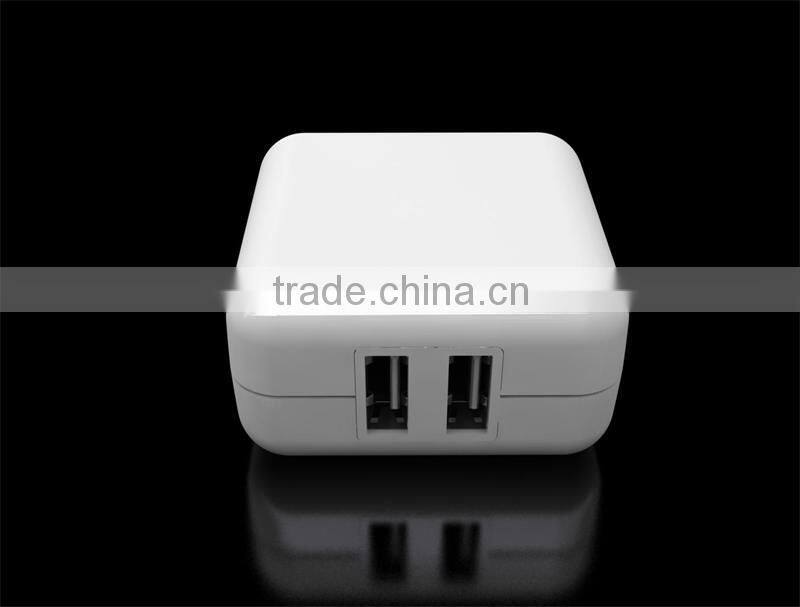 5V 2.1A Output USB Charger 2 Port USB Charger for Mobile Phone