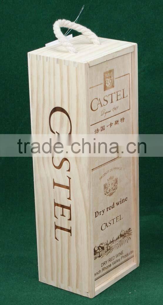 custom high quality wooden wine box