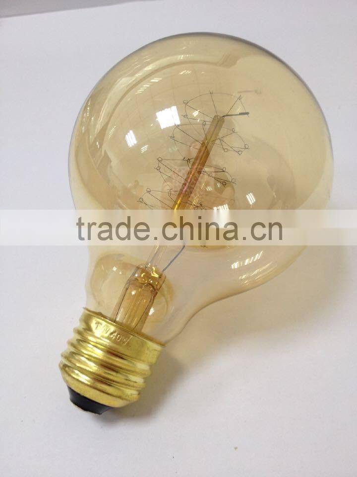 Edison bulb lighting brass base E27