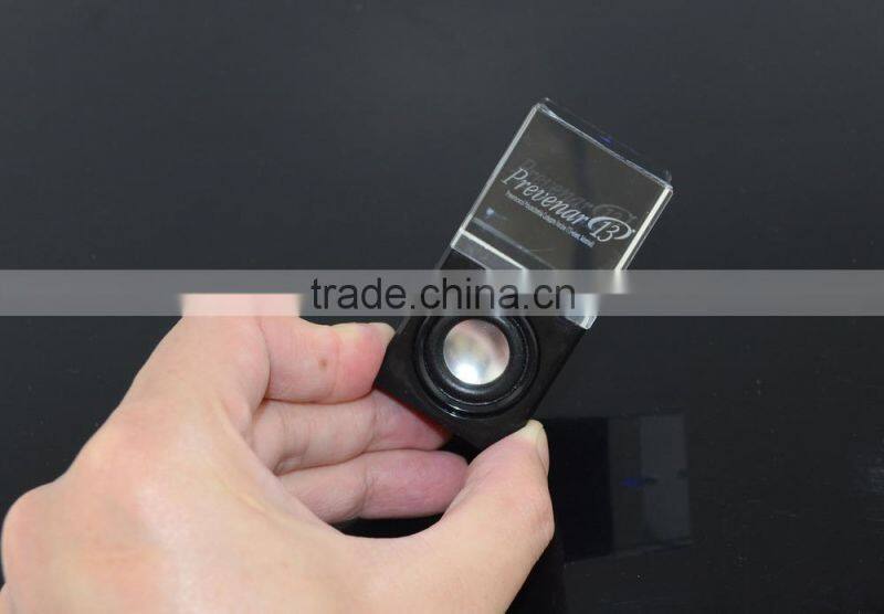 Color Changing LED Light Bluetooth/Wired Crystal Mini Speaker Hand Free Stereo Mobile Phone Speaker 3D Laser Engraving Logo