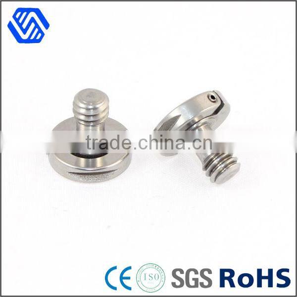 china special custom 1/4 inch D-ring camera screw for tripod and quick release plate