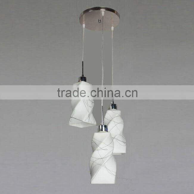 Having unique style for home modern glass dining light 71182/3