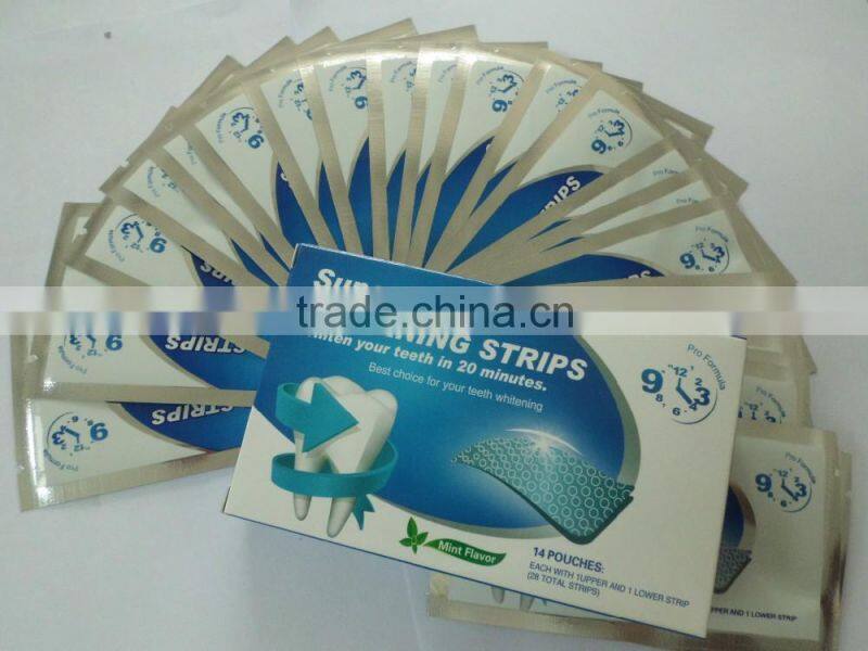 Hot Sale efficiency &home use teeth whitening strip