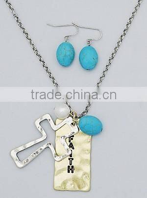 Delicate simple cord knot bow cheap necklace