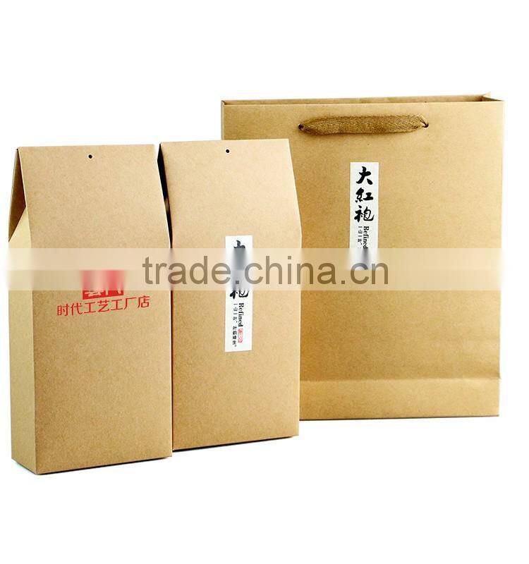 cardboard bags paper Chinese tea packaging box wholesale