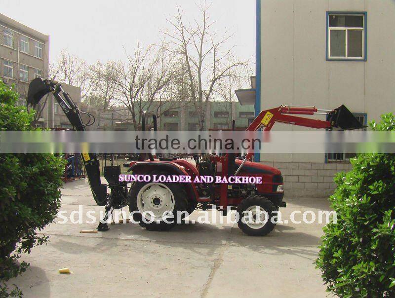 front loader and backhoe for 55hp 4WD tractors John Deere 554