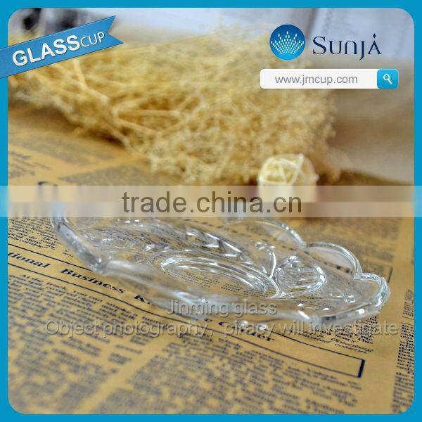 clear glass baubles transparent candle holder