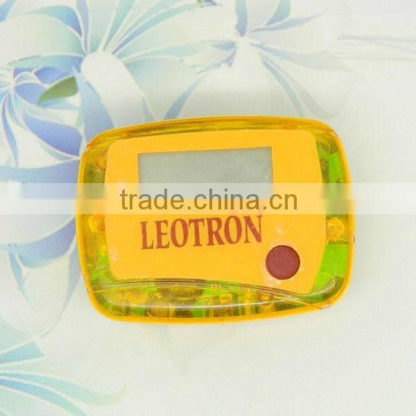 Multifunctional Pedometer with Outdoor Thermometer and Belt-clip