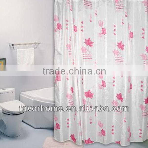 New Bathroom Products Printed Elegant Shower Curtains