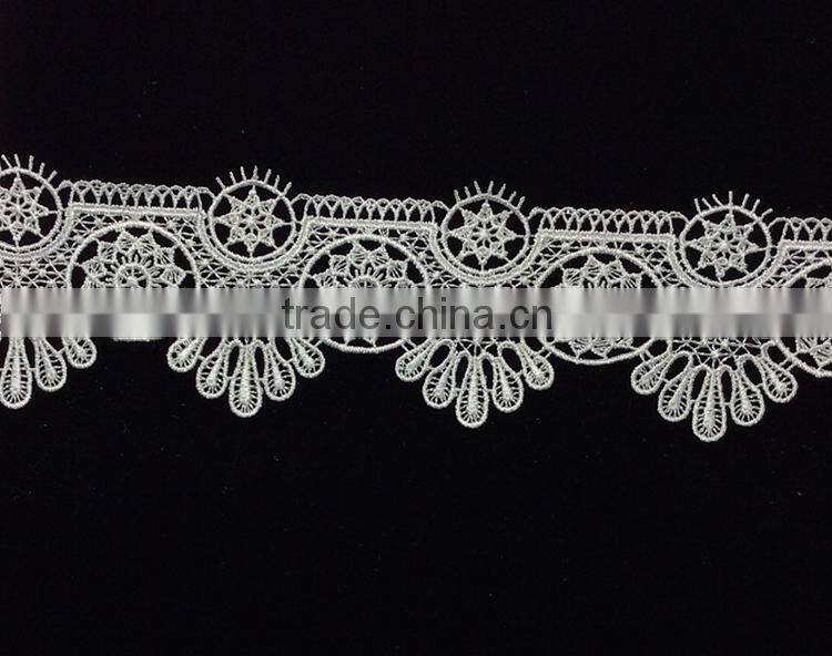 Wholesale Popular Classic Eco-Friendly Cheap African Cord Lace Trim