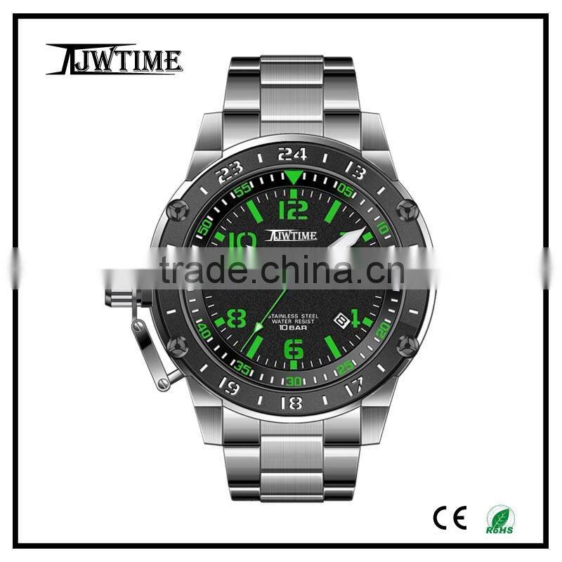 2016 New Titanium watch brand your own watches,fashion watches men/quartz watch,dive watch/quartz watches bezel japan movt