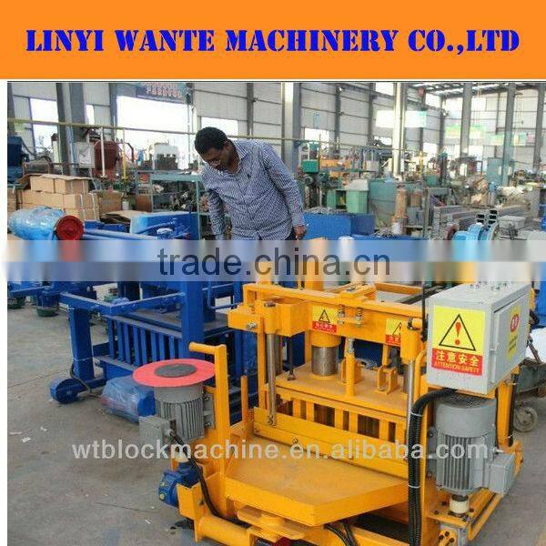 QT40-3 moving design layout for hollow block