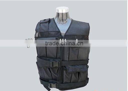 5-10kg JIBO adjustable bonded fabric Weight Vest for fitness training