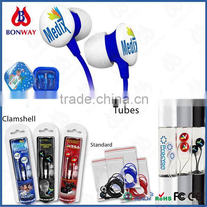 New Stereo 3.5MM Ear phones colorful earphone