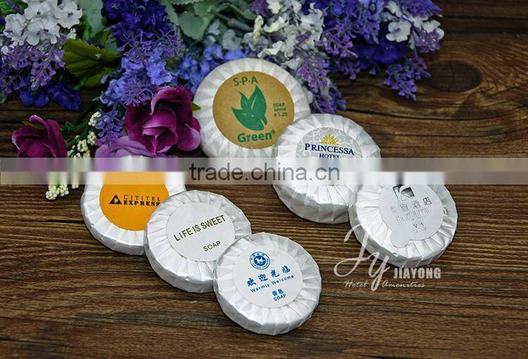cheap wholesale round disposable hotel small soap for 3-5 star hotel