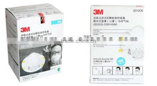 3M 8210 N95 Particulate Respirator, fack mask, dust mask