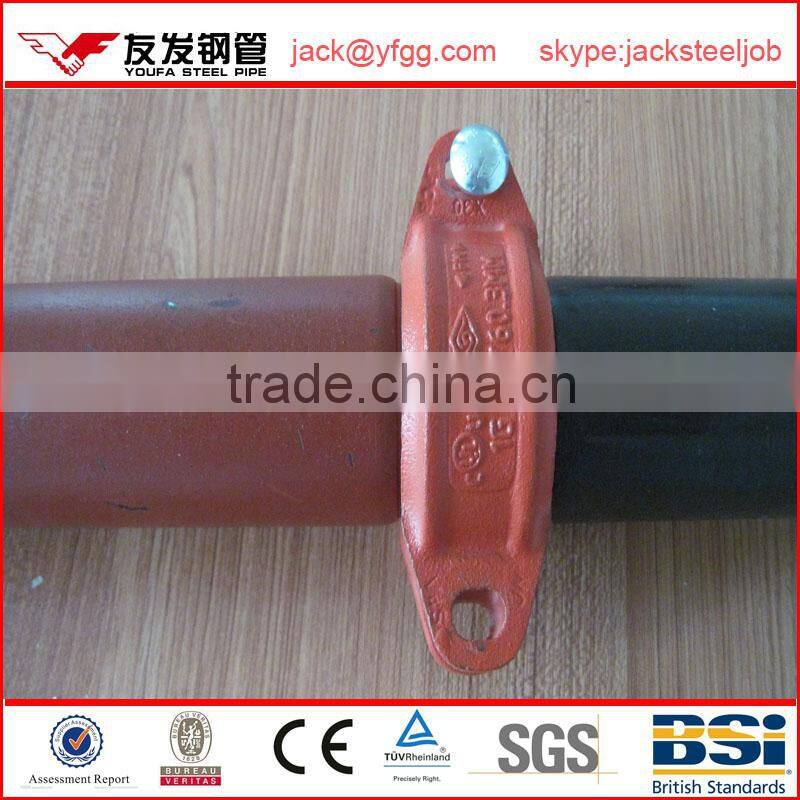 LGJ 60.3 x 3.25mm steel weld roll grooved tube