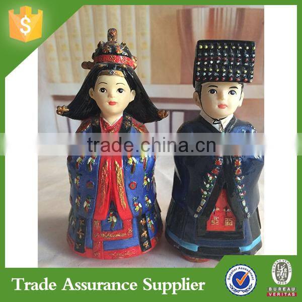 New Products Resin Custom Korean Figurines Hanbok Dolls