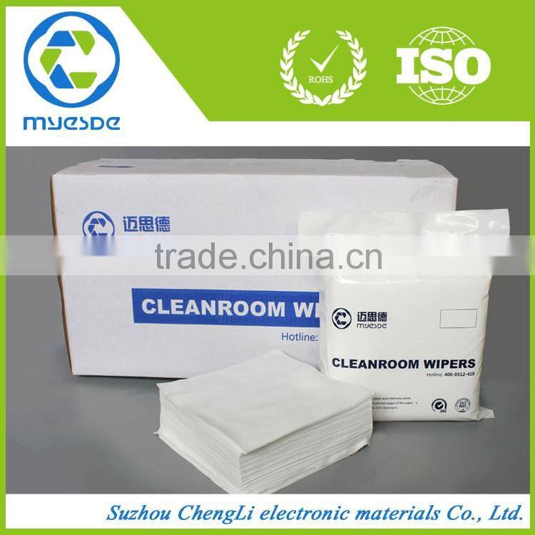 1009SLE disposable lint-free 100% polyester Cleanroom wiper cloth