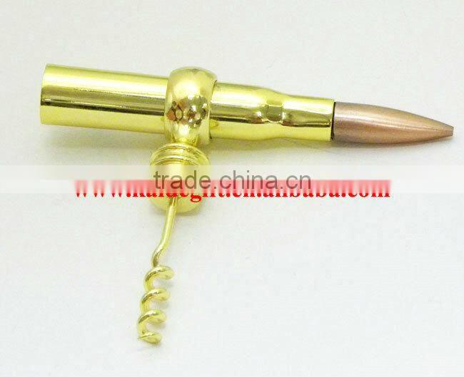 cool 50 Caliber Corkscrew & bullet beer Bottle Opener