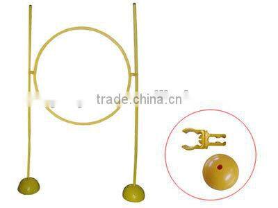 Dog Training Agility Sliding Ring Hoop Jump with a Fixed Base