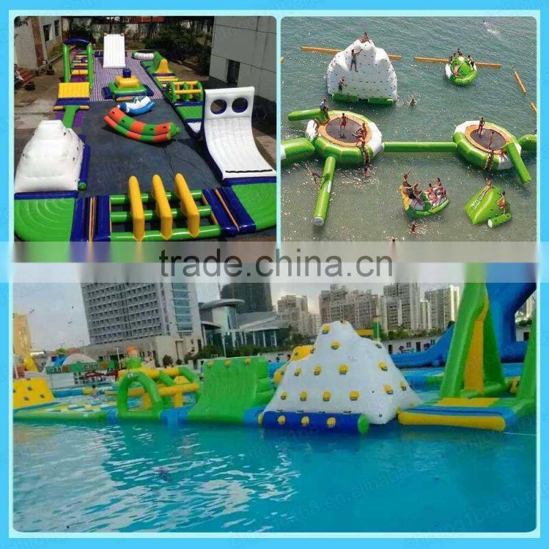 Funny Inflatable Water Indoor Obstacle Course For Adults
