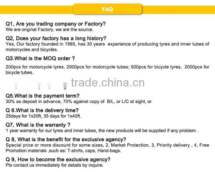 calidad alta tubo interior de bicicletas 26x1.75/2.125 av / fv