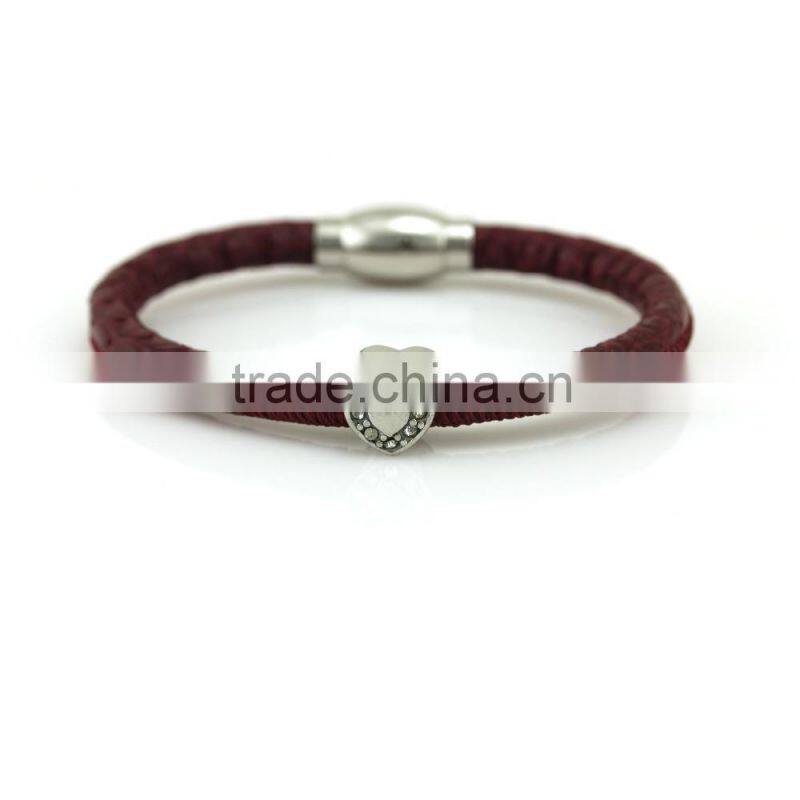 Designed snakeskin bracelets in stainless steel clasp from Dongguan landgent factory