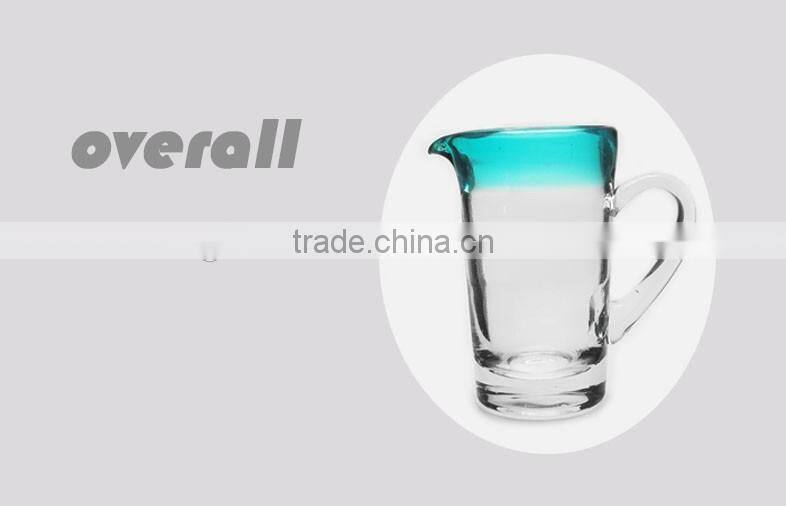 Trust wholesale custom Glassware wonderful 940ml restaurant water pitcher Hand made