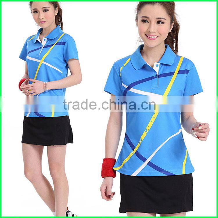 new design badminton uniform and jersey designs for badminton .women badminton wear in wholesale