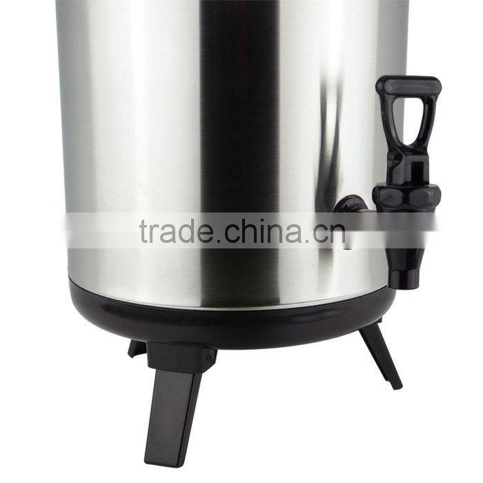 Keep Warm Stainless Steel Insulated Milk Tea Bucket with Faucet