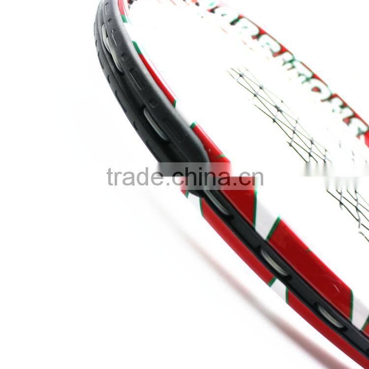 Tennis racquet with strong custom tennis racket grips