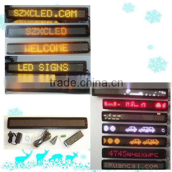 Wireless WIFI communication P7.62-7*80RG industrial LED display