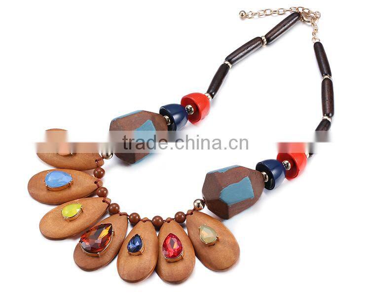 2015 latest wooden necklace designs, multicolor necklace, necklace for men and women