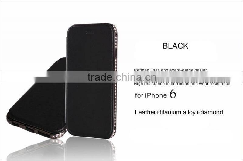 Design Genuine Real Leather Back Cover for mobile phone back cover for iPhone 6s