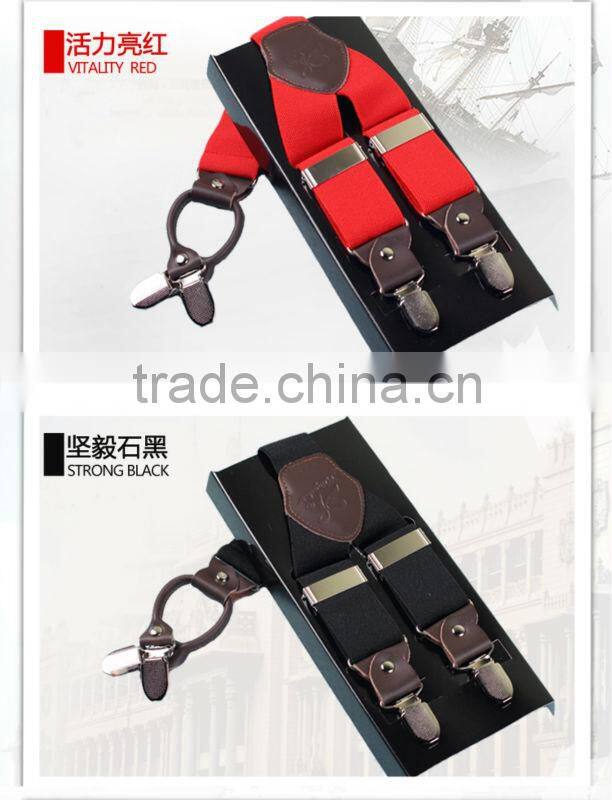 custom woven Suspenders With Cheap Price for mens