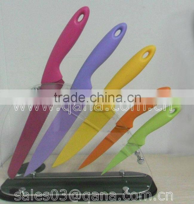 non-stick kitchen knife 6pcs/6pcs kitchen knife for promotion