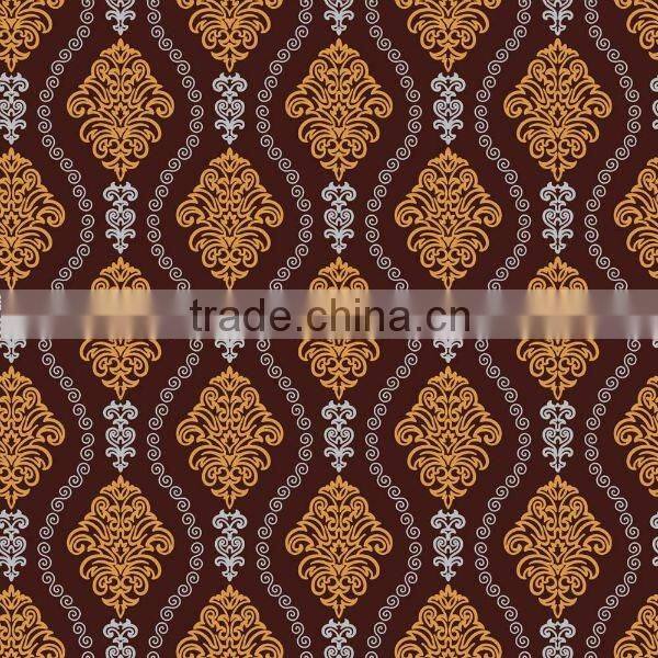 Laminated PVC table cloth with non-woven as backing.