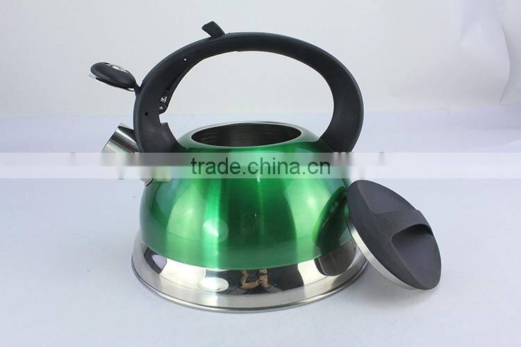 Hot sale pour over whistling kettle stainless steel tea water kettle with coating