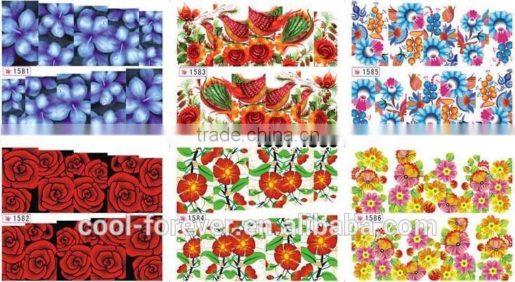 NEW 6 sheet/set beautiful Nail Art sticker transfer water decal 1569#1574