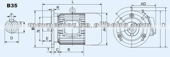ac dynamo motor / electric motor dynamo
