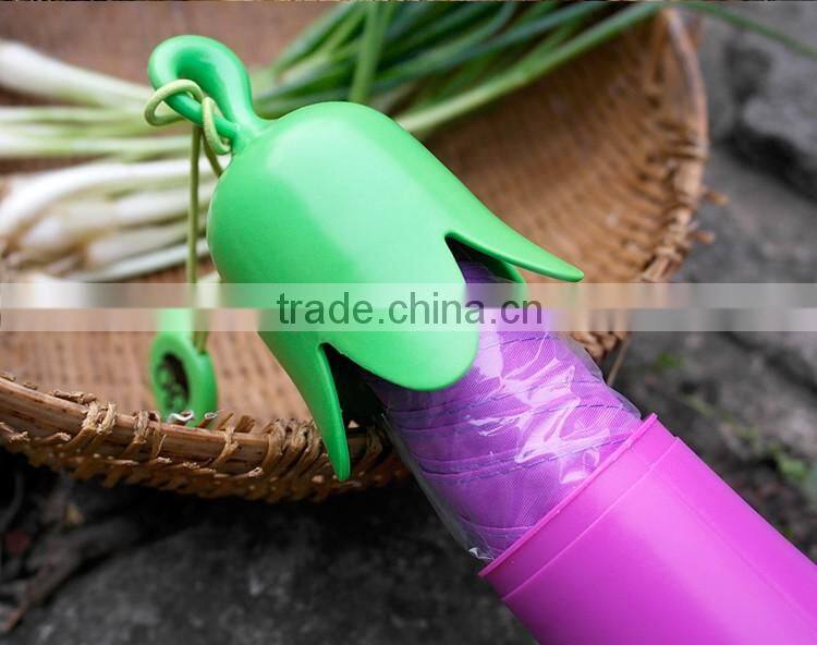 Hot Sell Unique Umbrella Sun And Rain Folding Umbrella Eggplant Shape Umbrella