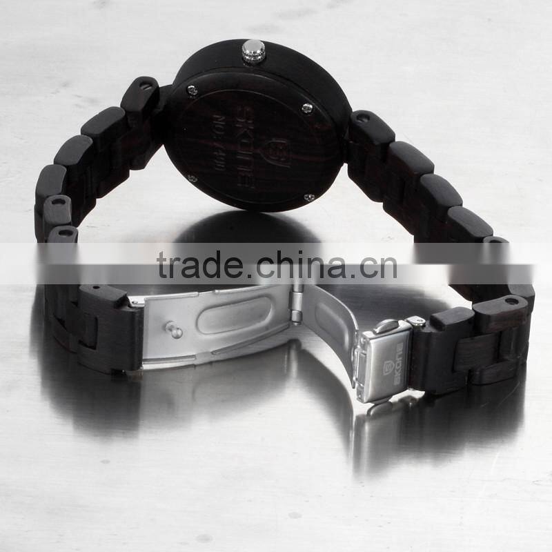 2016 Fashion wood Strap Japan Movement wood Vogue Watch for Ladies