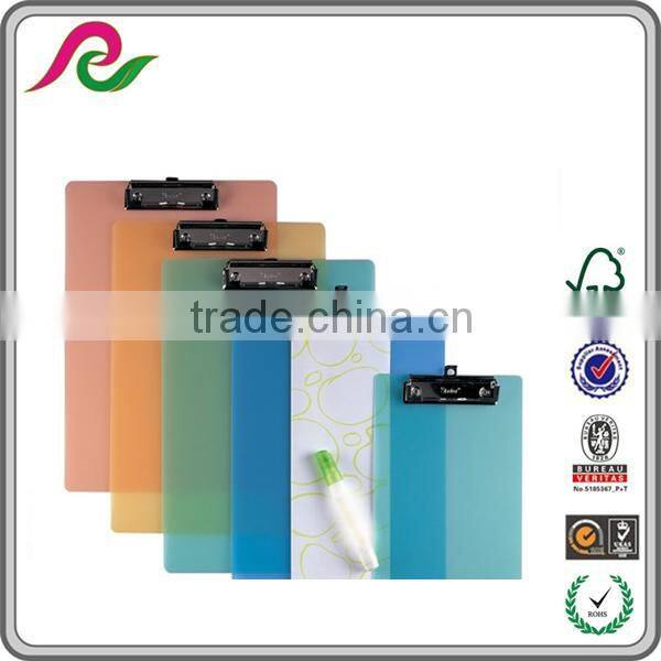 Custom made A4 plastic file folder binder