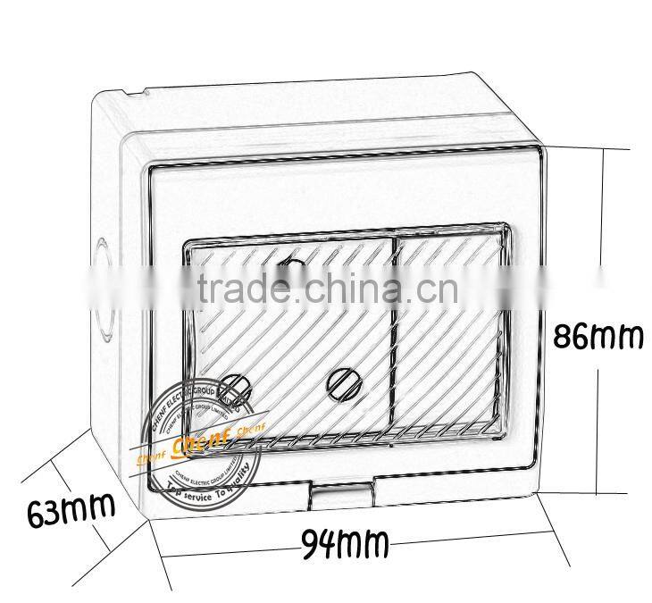 CE Approval Home 220V Waterproof Switch for bathroom